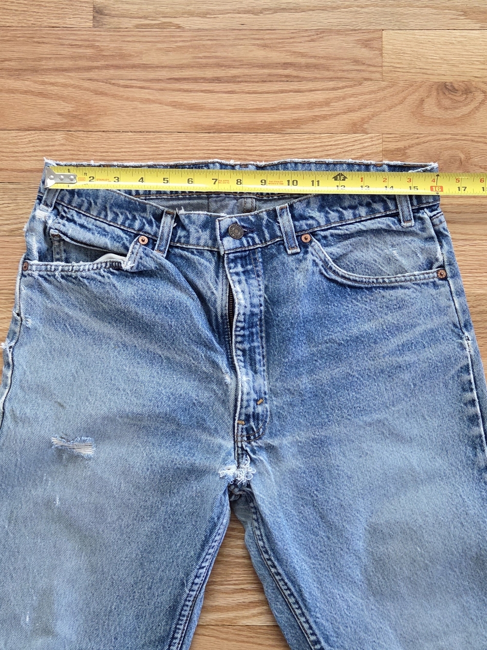 Levi's Light Blue Straight Jeans - Picture 2 of 4
